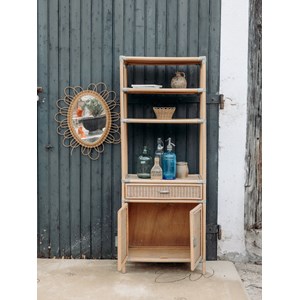 Gaëlle, la grande étagère en rotin n°157