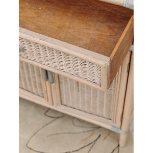 Gaëlle, la grande étagère en rotin n°157