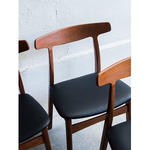 Alma, le lot de 4 chaises en bois n°694