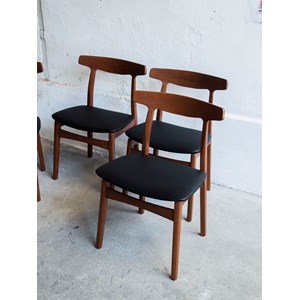 Alma, le lot de 4 chaises en bois n°694