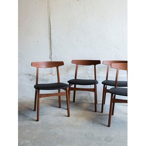 Alma, le lot de 4 chaises en bois n°694