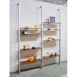 Bibliothèque murale en métal n°59