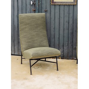 Jakob, la paire de fauteuils verts n°508