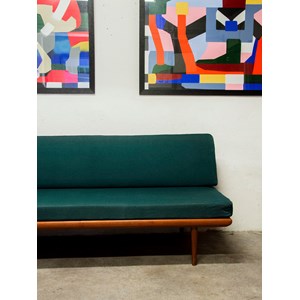 Banquette éméraude en teck n°47