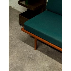 Banquette éméraude en teck n°47