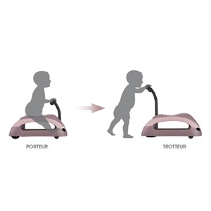Porteur évolutif walk n' roll 2 en 1 eco