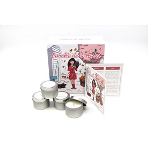 Coffret 4 bougies 400ml envolée de senteurs