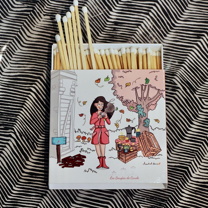 Boite de 60 allumettes - envolée de senteurs