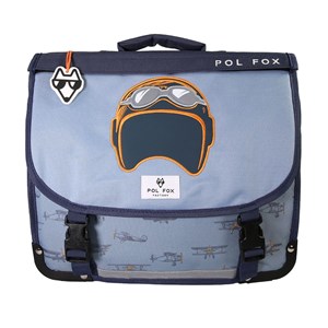 Cartable 35 cm pol fox airplane