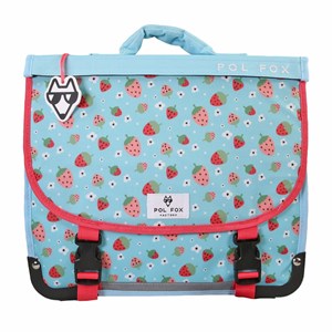 Cartable 35 cm pol fox strawberry