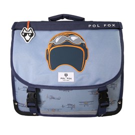 Cartable 38 cm pol fox airplane