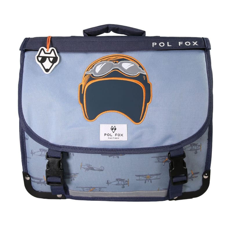 Cartable 38 cm pol fox airplane