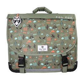 Cartable 38 cm pol fox road trip