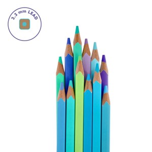 Set de 12 crayons de couleur - live colo