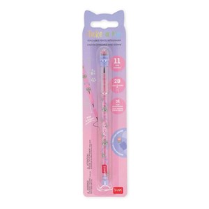 Crayon empilable avec gomme - take a tip