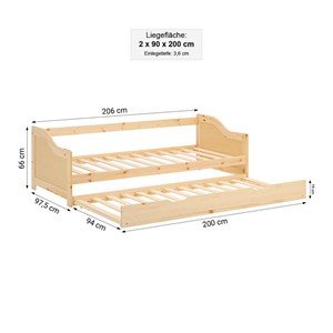 Lit homestyle4u beige