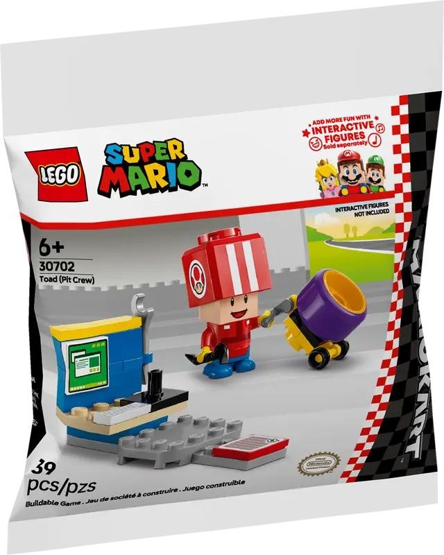 Lego sm - mario kart - toad (polybag) - 30702