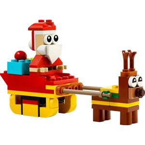 Lego creator - traîneau père noël (polybag) - 30670