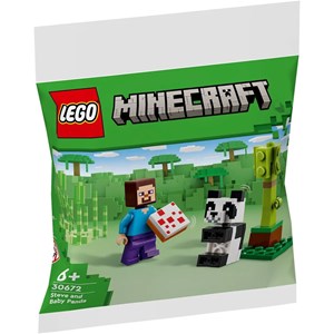 Lego minecraft - steve & panda (polybag) - 30672