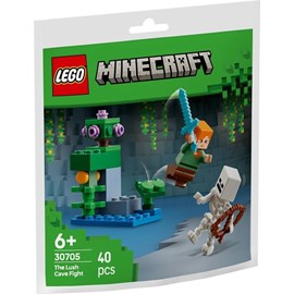 Lego minecraft - lush cave attack (polybag) - 30705