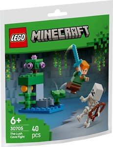 Lego minecraft - lush cave attack (polybag) - 30705