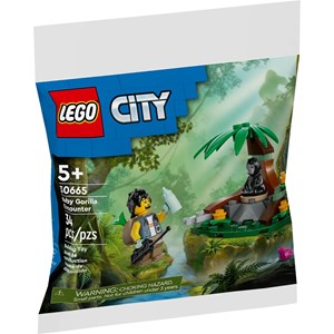 Lego city - rencontre bébé gorille (polybag) - 30665