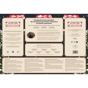 Calendrier de l'avent saucisson artisanaux