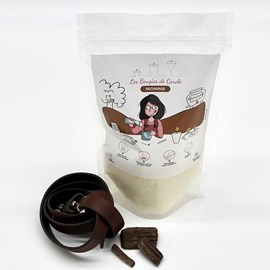 Recharge bougie 200ml cuir et bois