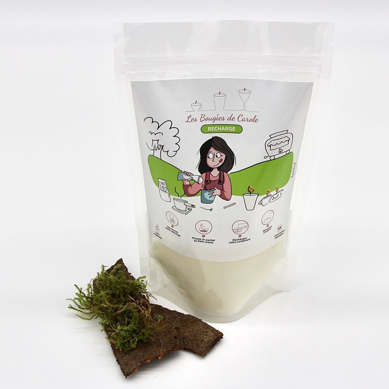 Recharge bougie 200ml mousse de chêne