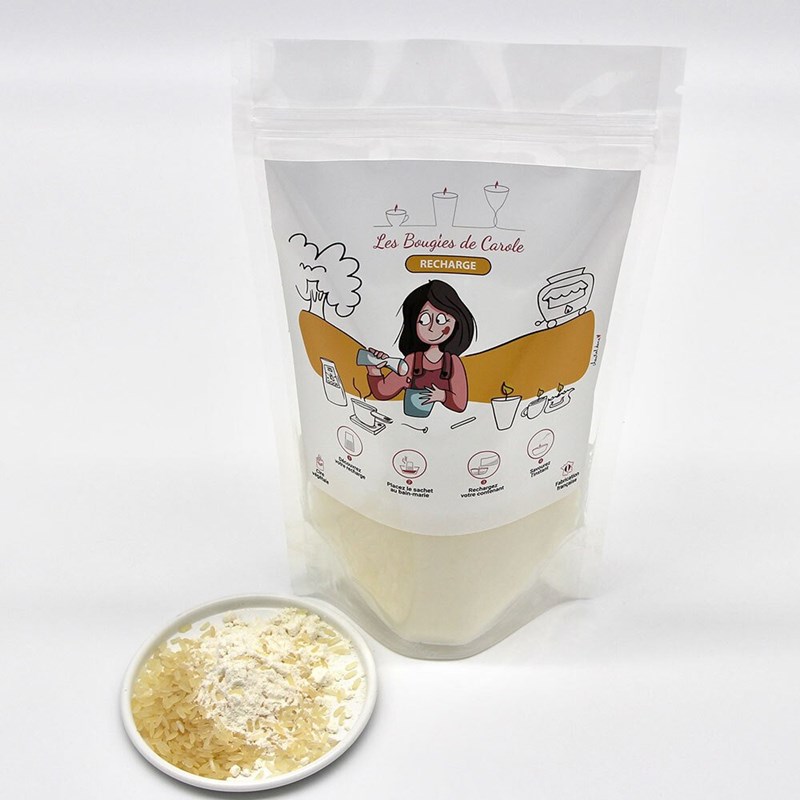 Recharge bougie 200ml poudre de riz