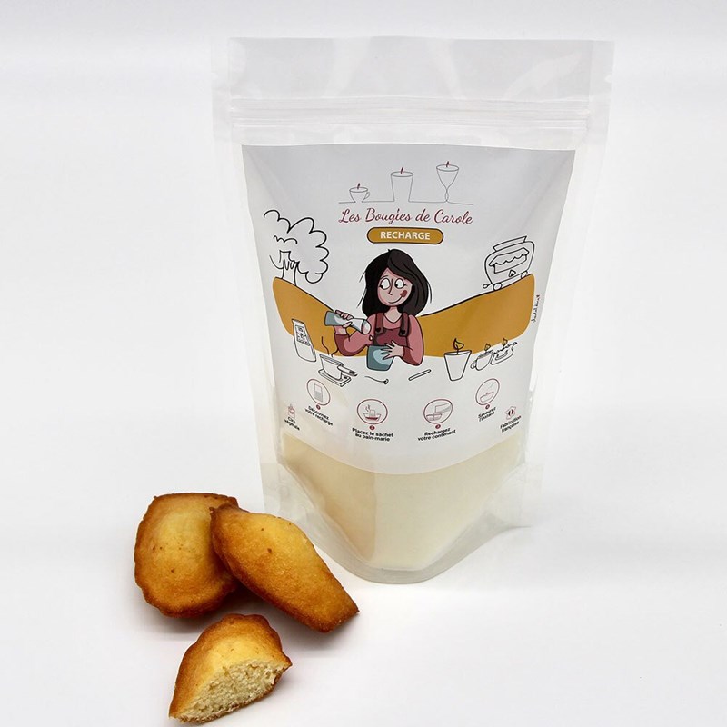 Recharge bougie 550ml madeleine