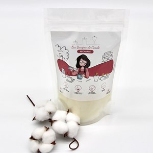 Recharge bougie 900ml fleur de coton