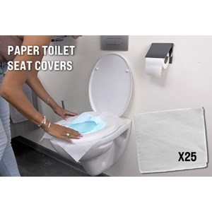 Couvre cuvette de toilette en papier