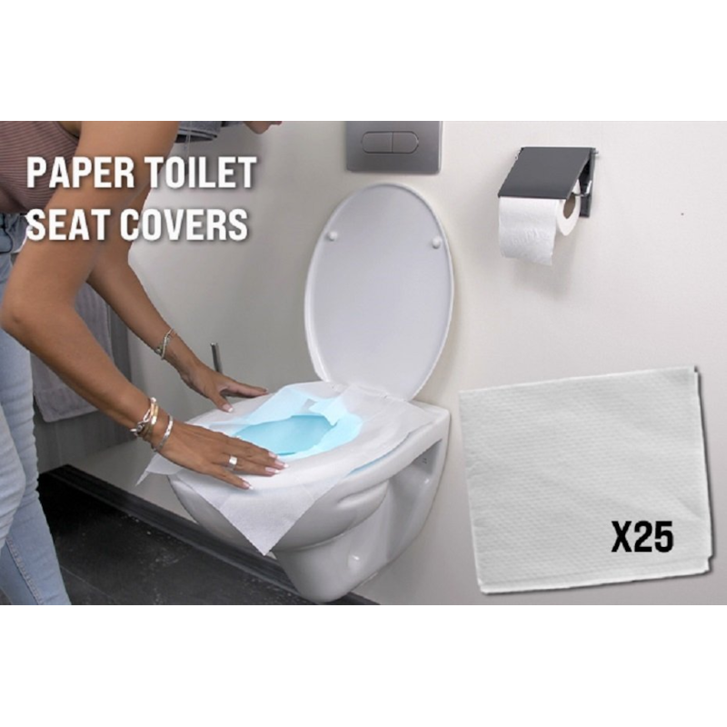 Couvre cuvette de toilette en papier
