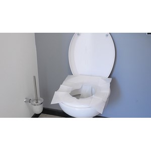 Couvre cuvette de toilette en papier
