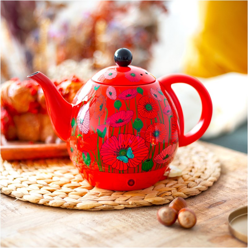 Bouilloire électrique 1 l rouge