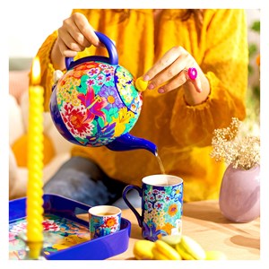 Bouilloire électrique 1 l  bleu