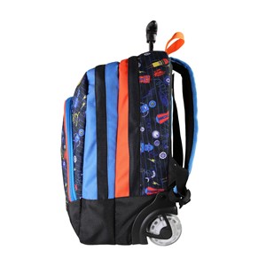 Sac à dos à roulettes recyclé robot bodypack 2 compartiments garçon primaire