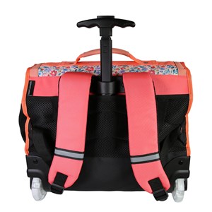 Cartable à roulettes bloom 41cm bodypack fille recyclé 2 compartiments primaire