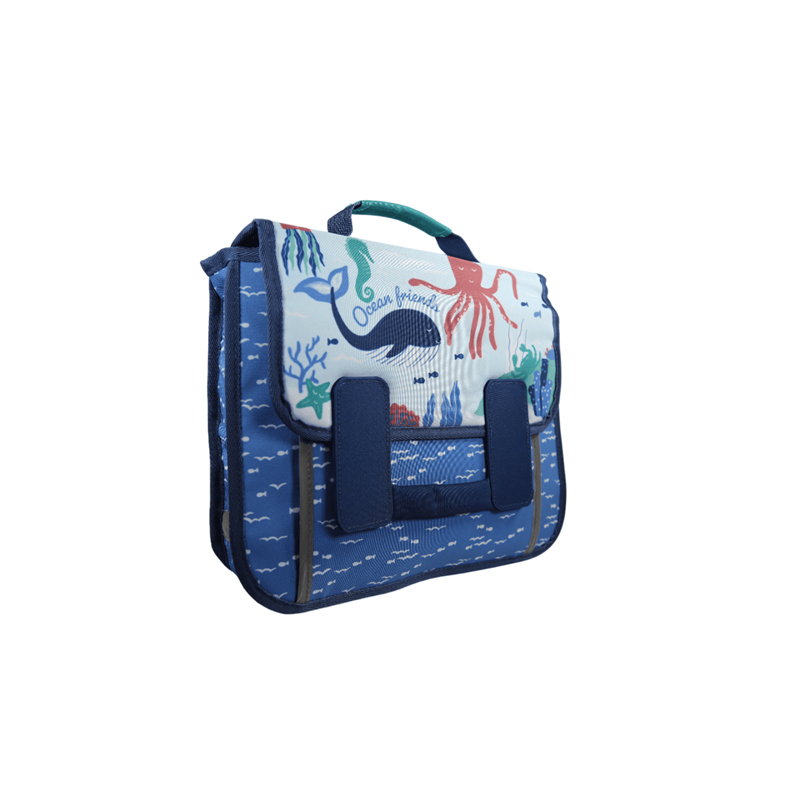 Bodypack - cartable recyclé ocean 28cm - garçon - 1 compartiment + poche