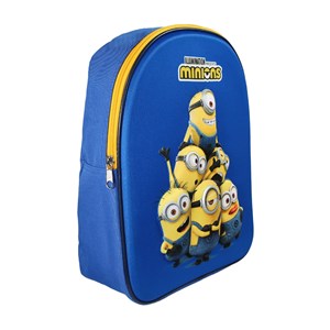 Bagtrotter - les minions - sac à dos scolaire goûter 31 cm - bleu - 1