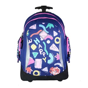 Bodypack sac à dos à roulettes 2 compartiments doodle multicolore