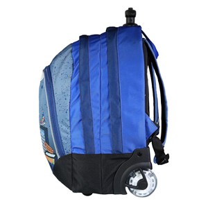 Bodypack sac à dos à roulettes 2 compartiments monster bleu
