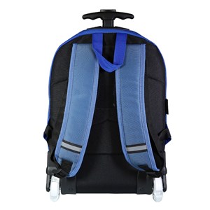 Bodypack sac à dos à roulettes 2 compartiments monster bleu