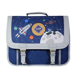 Bodypack cartable 38 cm 2 compartiments cosmos bleu