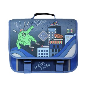 Bodypack cartable 38 cm 2 compartiments monster bleu