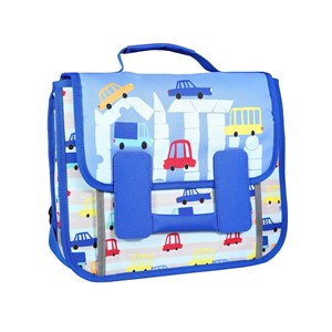 Bodypack cartable 33 cm 1 compartiment en route bleu