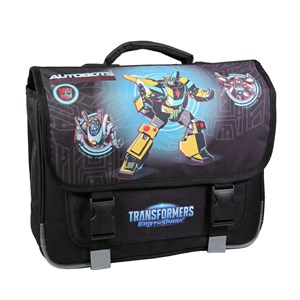 Cartable 38 cm transformers noir