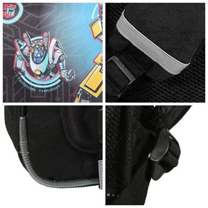 Cartable 38 cm transformers noir