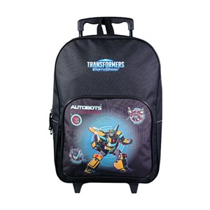 Sac à dos à roulettes transformers noir